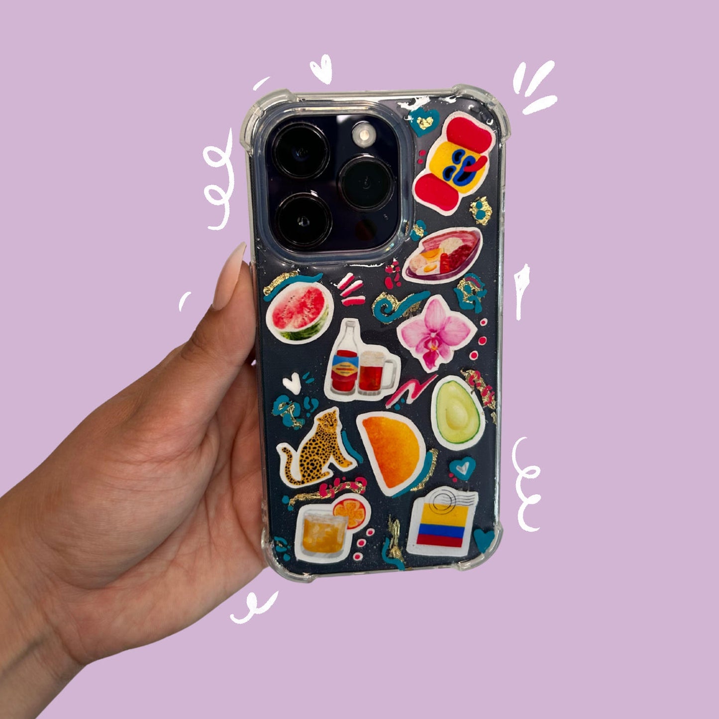 Stickers phone case