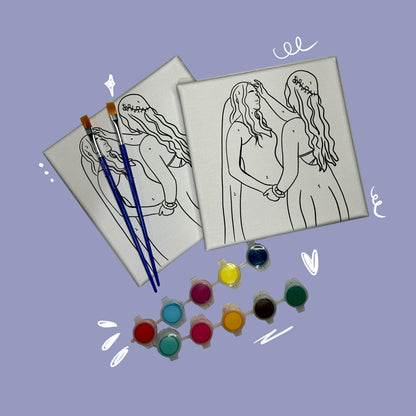 Paint By Number Canva Custom-kit