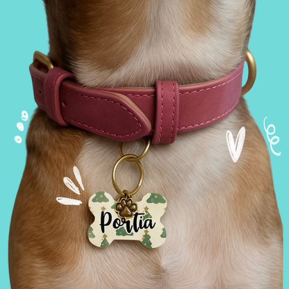 Christmas Dog Tag