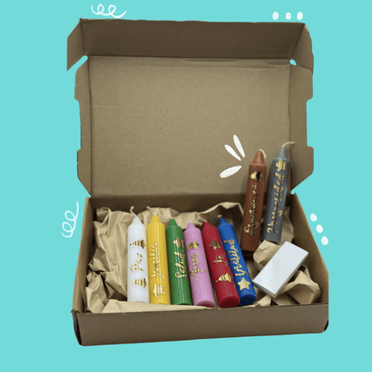 Kit año viejo y Velas Personalizadas