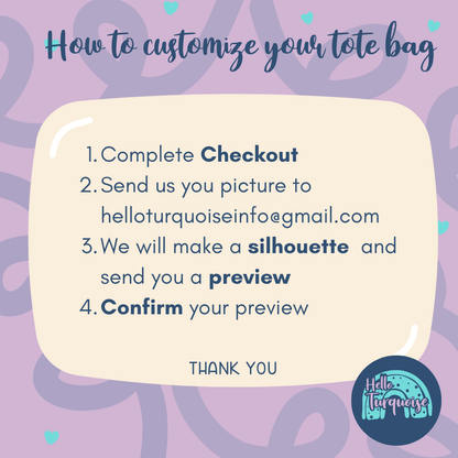 Paint By Number Tote Bag Custom-kit